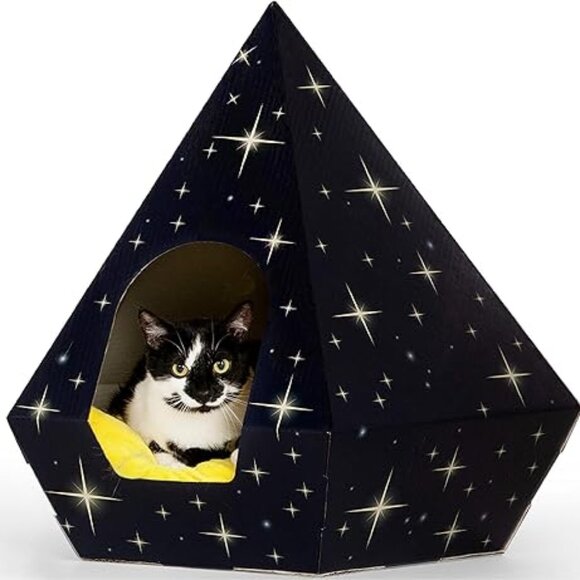Cat Teepee Bed – Indoor Pet Tent House for Cats, Kittens & Small Dogs 🏕️🐾 - Picture 8 of 12